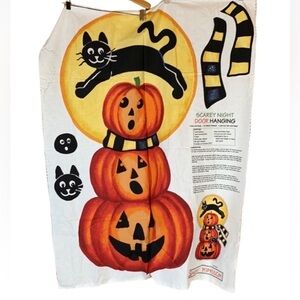 Daisy Kingdom Scarey Night Door Hanging Fabric panel for Halloween New
